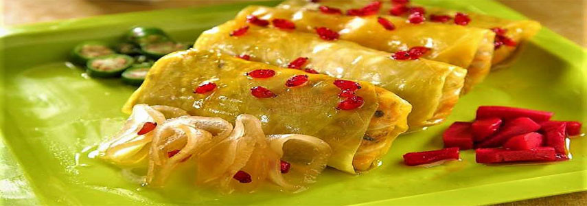 گراتن دلمه کلم با سولاردام ال جی