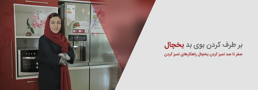 چگونه بوی بد داخل یخچال رو از بین ببریم؟