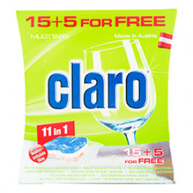 قرص ظرفشویی کلارو 20 عددی (11in1)