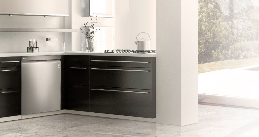 چیدمان ظروف در ماشین ظرفشویی ال جی