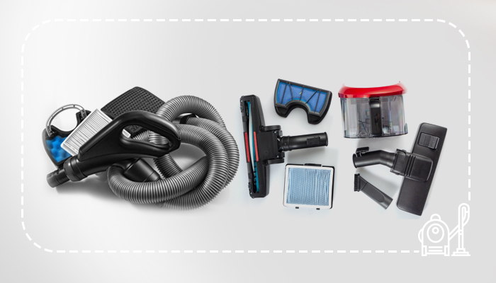 تمیز کردن پارویی و سرهای متفاوت جاروبرقی