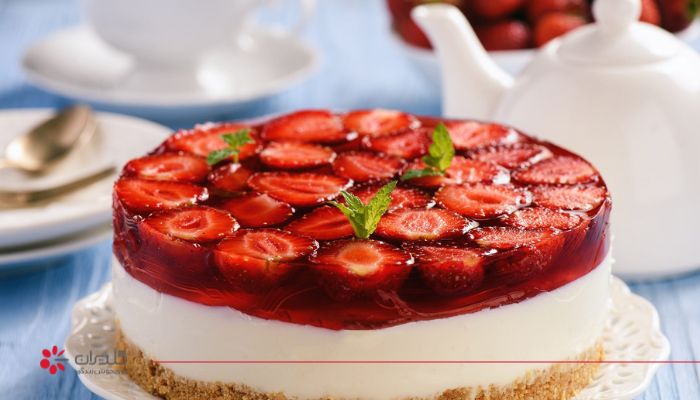 تهیه چیز کیک یخچالی در منزل-به روش گلدیران