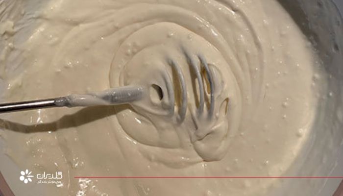 اماده سازی چیز کیک یخچالی به روش گلدیران