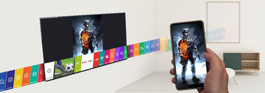 روش های اتصال موبایل به تلویزیون ال جی