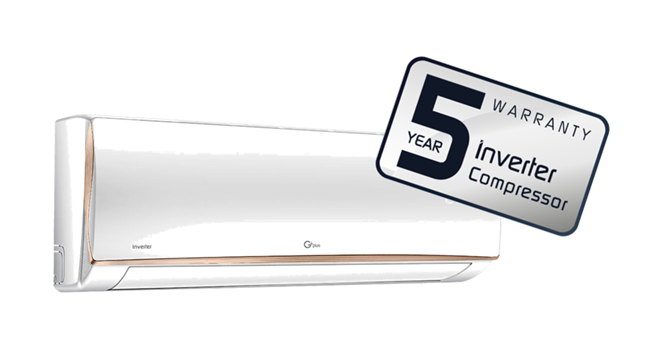 گارانتی موتور کولرگازی اینورتر جی پلاس