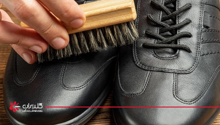 تمیز کردن لژ کفش