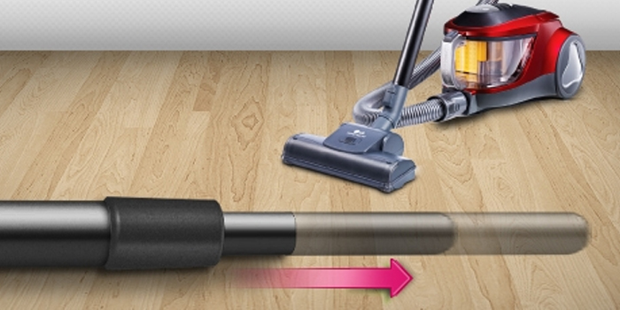 برس و لوله جاروبرقی را بررسی کنید