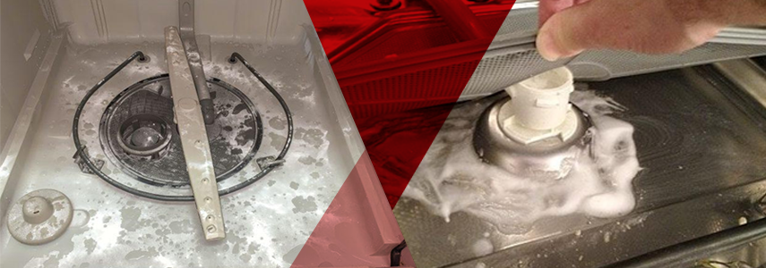 چرا پودر و قرص روی ظروف و داخل کابین باقی میماند