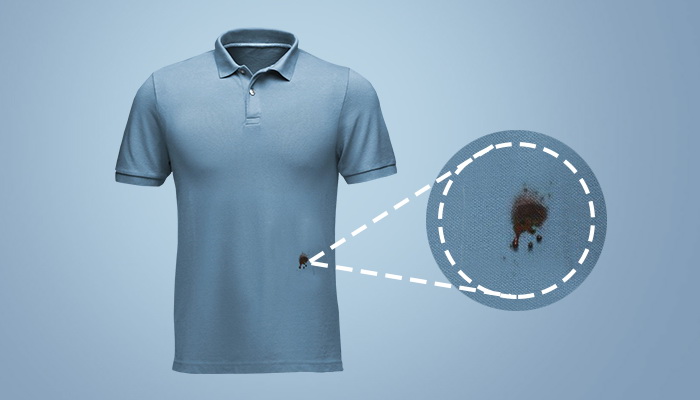 لکه&zwnj;های روی لباس را نادیده نگیرید