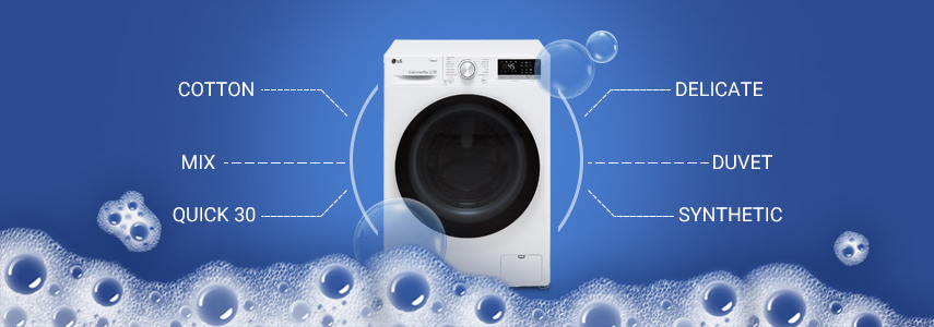 انتخاب برنامهی مناسب برای تمیز شستن لباس در ماشین لباسشویی