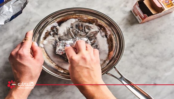 روش&zwnj;های تمیز کردن قابلمه سوخته