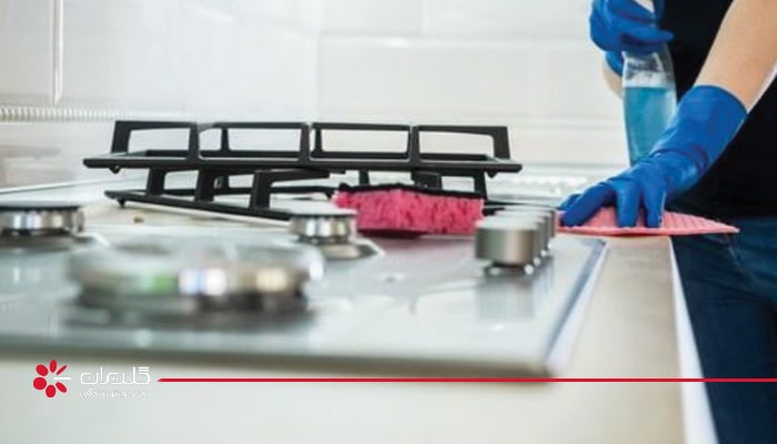 روش تمیز کردن گاز استیل