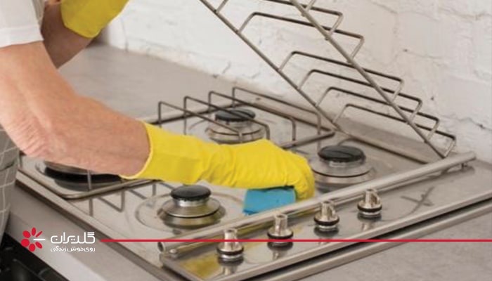 چگونه گاز استیل را براق کنیم