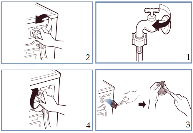 ارور IE در ماشین لباسشویی