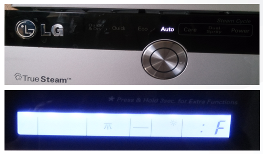 ارور F در ماشین ظرفشویی