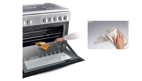 تمیز کردن اجاق گاز ال جی