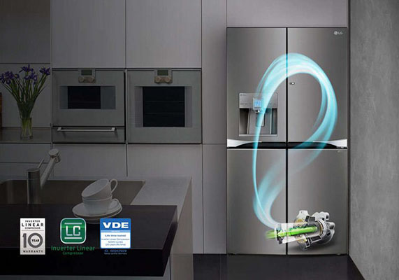 تعمیر یخچال ساید ال جی