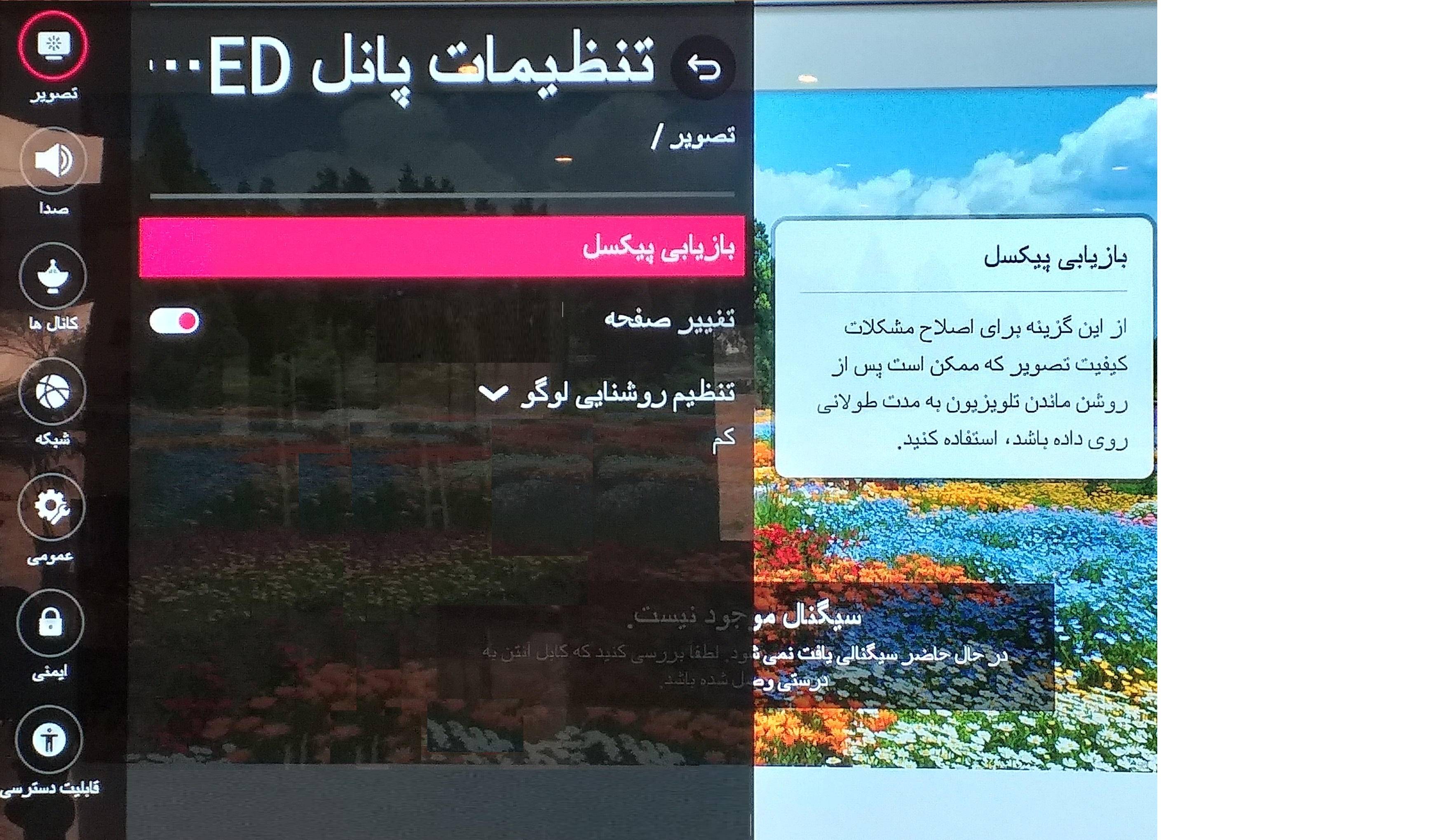 بازیابی پیکسل