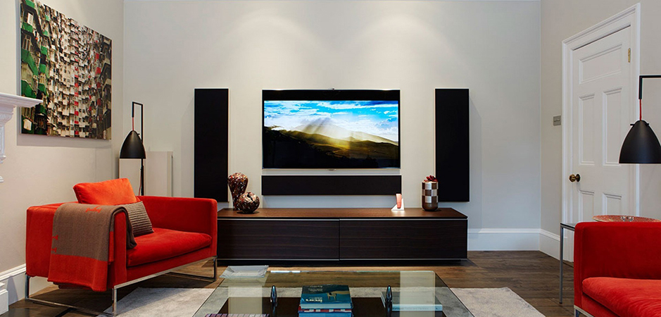 ارتفاع مناسب تلویزیون