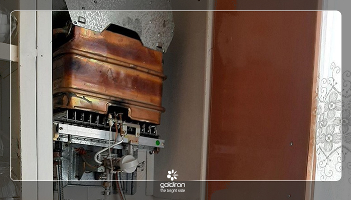 علت شعله کم آبگرمکن