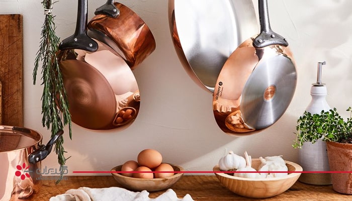 برق انداختن ظروف مسی