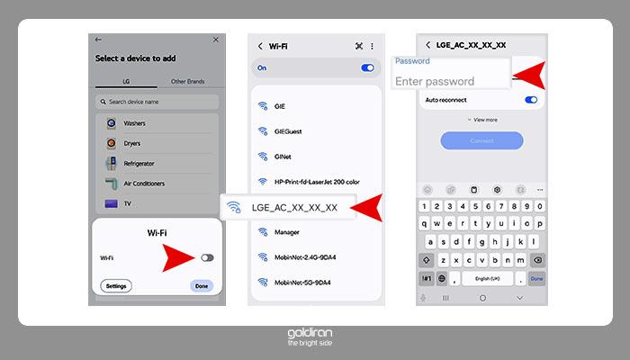 راهنمای نحوه اتصال کولر گازی ال جی به وای فای