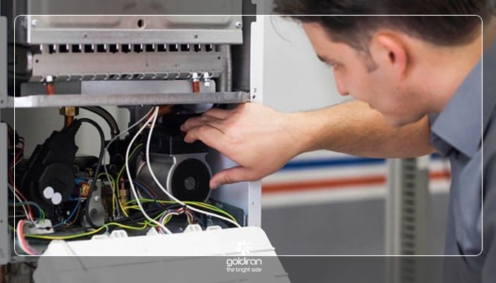 تعویض شیر تخلیه پکیج