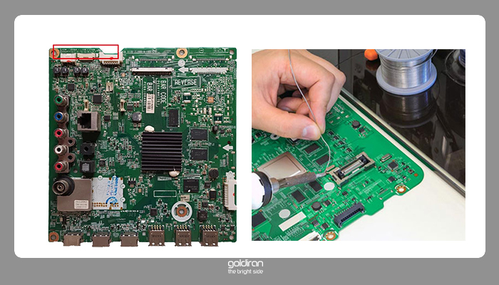 علت خرابی مین برد تلویزیون