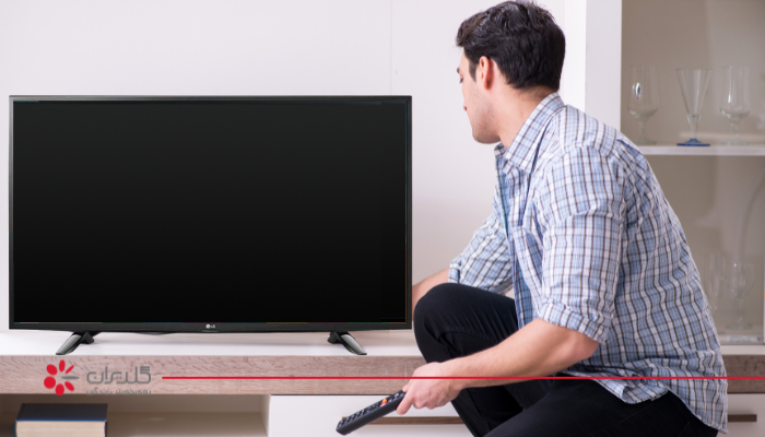 تلویزیون ال جی صدا دارد ولی تصویر ندارد