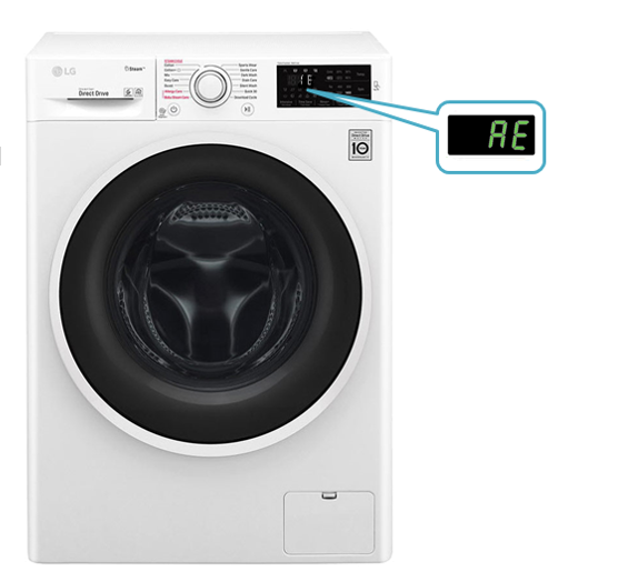 ارور AE-EI درماشین لباسشویی